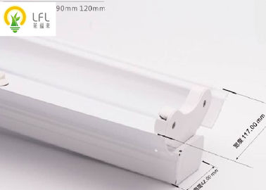 Batten Light Fitting Untuk Batten Tube T5, Plastik / Bahan Logam LED Batten Fitting
