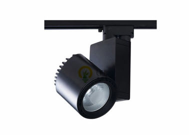 Lampu Sorot Track LED Hitam / Putih Dengan Material Aluminium Chip LED 30W / 40W COB