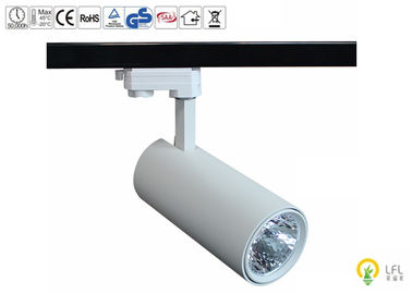 Efisiensi Tinggi Luminous Industrial Track Lighting, 30W LED Track Lighting 2000lm