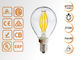 4W G45 Dimmable Filament Lampu LED Hias Dengan Emas / Clear Glass