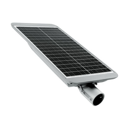 Lampu LED Luar Ruangan Komersial 200lm / W Lampu Jalan Surya dengan Panel Monokristalin Pilihan Daya yang Dapat Dikustomisasi