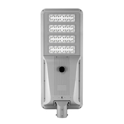 Lampu LED Luar Ruangan Komersial 200lm / W Lampu Jalan Surya dengan Panel Monokristalin Pilihan Daya yang Dapat Dikustomisasi