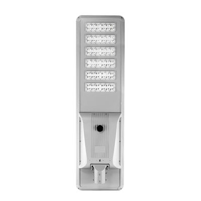 Lampu LED Luar Ruangan Komersial 200lm / W Lampu Jalan Surya dengan Panel Monokristalin Pilihan Daya yang Dapat Dikustomisasi