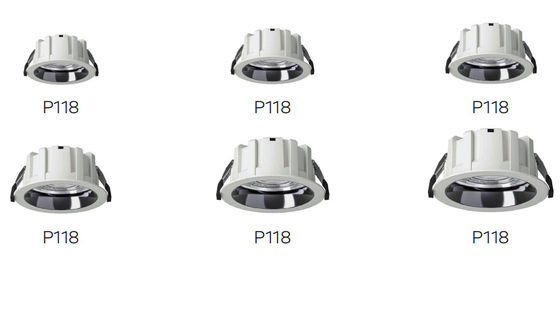 3.5 Inch Dimmable LED Downlights Ultra Thin 3000K Warm White Recessed Ceiling Lights Untuk Airpot Hotel School 15W 2000LM