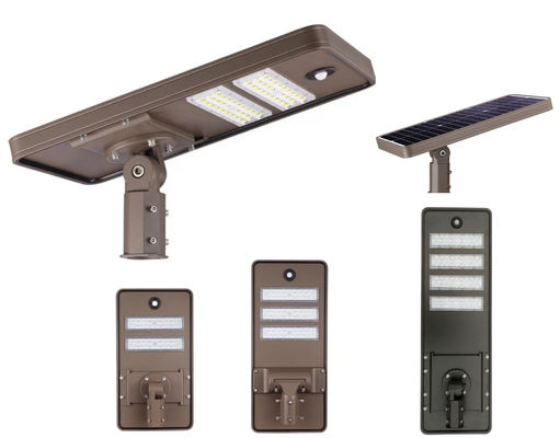 4000LM 18V 35W Lampu Luar LED Komersial Untuk Jalan Lampu jalan LED surya dengan sensor fotografi Model teknik
